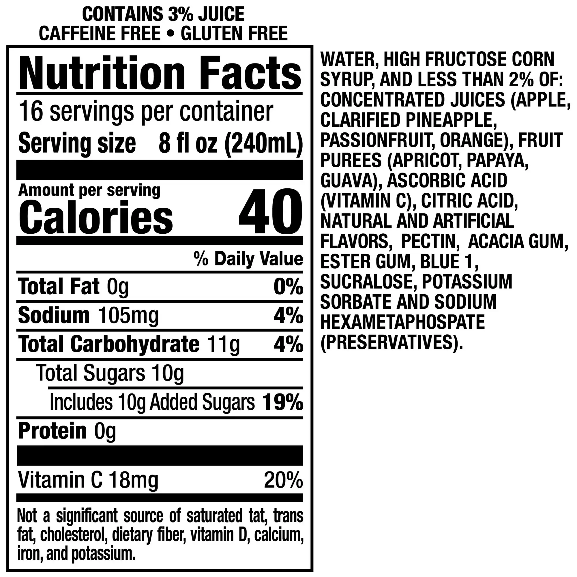 Hawaiian Punch Polar Blast Juice Drink 1 Gallon Bottle - 图片 3